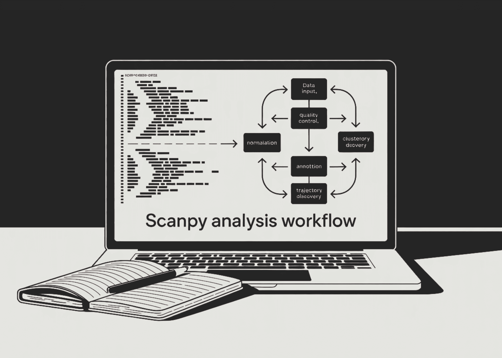 💻 Scanpy v1.10 : le framework qui vous permet de passer de l’import du jeu de données PBMC‑3k à la découverte de trajectoires cellulaires en moins de 30 minutes. Dans ce tutoriel tiré de MarkTechPost, chaque étape est scriptée : contrôle qualité (gene count, mitochondria < 5 %), filtrage, détection de doublets avec Scrublet, normalisation, sélection de gènes hautement variables, puis réduction dimensionnelle (PCA, UMAP, t‑SNE) et clustering Leiden. Le point fort ? L’intégration de PAGA pour visualiser les bifurcations et un score personnalisé d’interféron‑response, le tout sauvegardé dans un objet AnnData réutilisable. Vous n’avez plus besoin de jongler entre plusieurs outils ; Scanpy orchestre tout, du pré‑traitement à l’annotation des populations via les marqueurs classiques (CD3D, MS4A1, NKG7). Cette chaîne de traitements, compatible avec les notebooks Google Colab, consomme < 8 GB de RAM sur le dataset 3 k cellules, ce qui le rend accessible même sur un laptop. Quels sont vos pipelines préférés pour l’analyse de données single‑cell ? Partagez vos astuces ou vos points de friction ⬇️