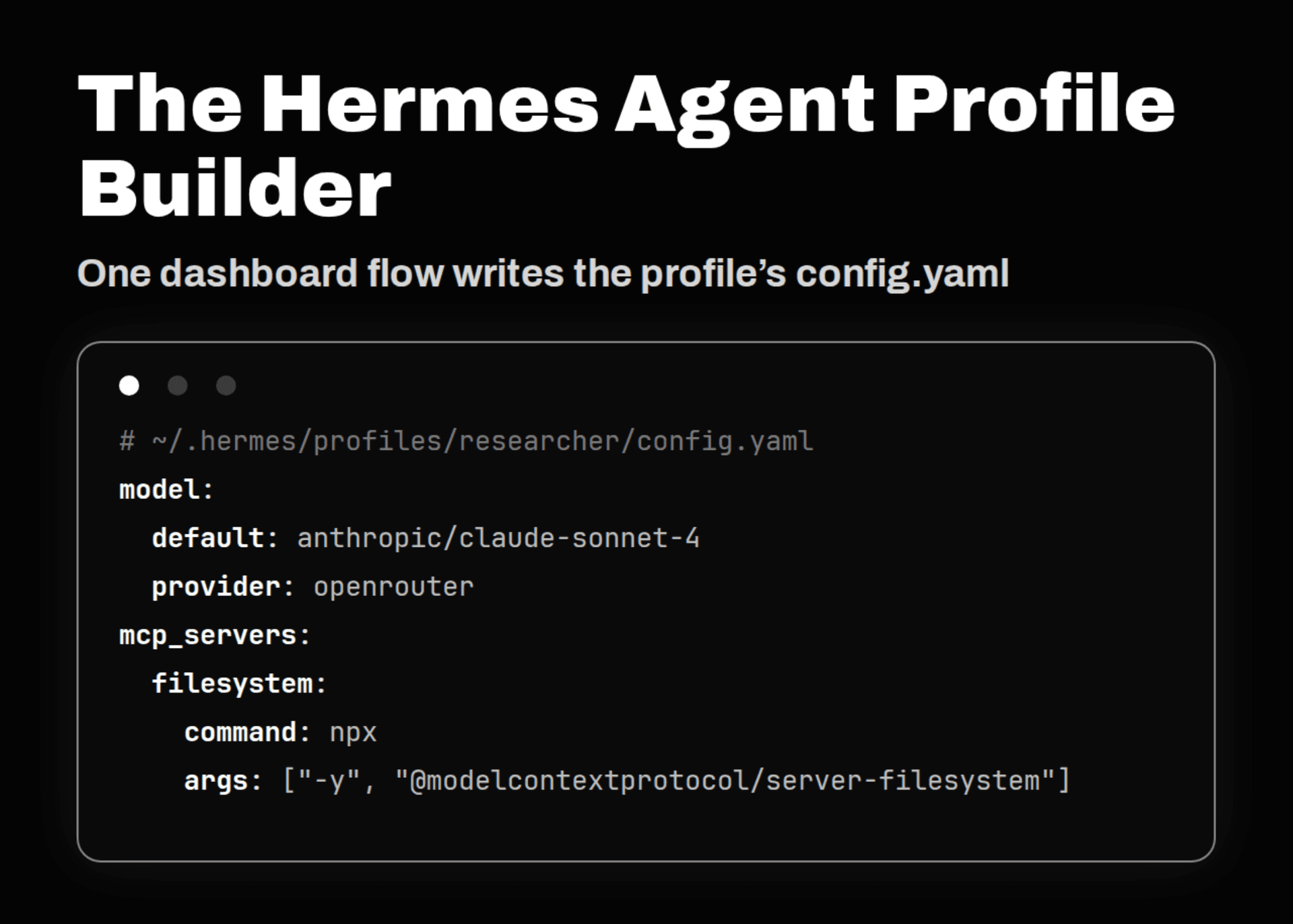 🧠 Hermes Agent passe du CLI à un tableau de bord web : le nouveau Profile Build