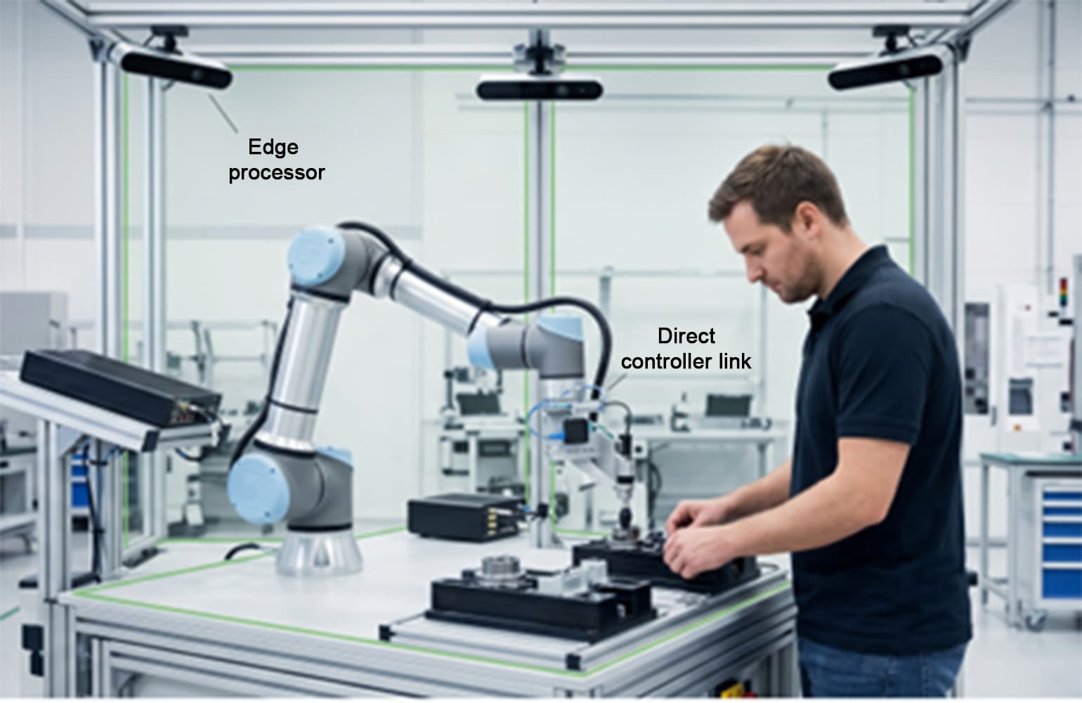 ⚙️ Réduire la latence cobot pour sécuriser l'assemblage collaboratif en temps ré