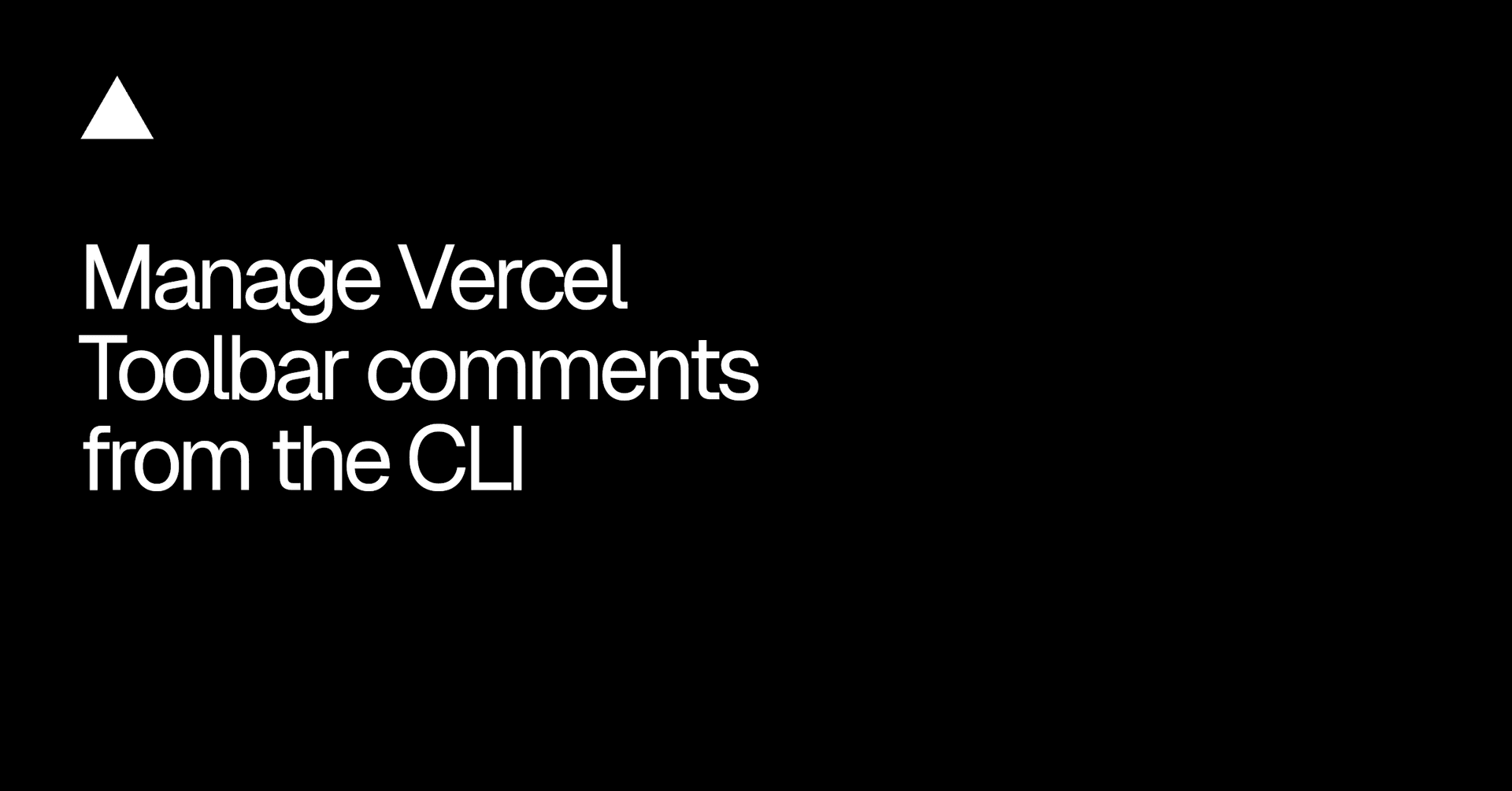 ⚡ Automatisez la gestion des commentaires Vercel Toolbar avec la CLI De 3 heures