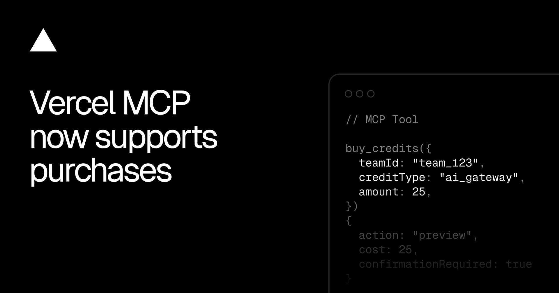 💰 Vercel MCP is revolutionizing how builders inte