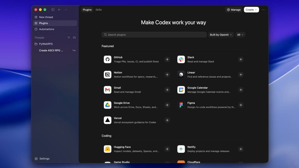 🧠 OpenAI déploie les plugins pour Codex, réduisan