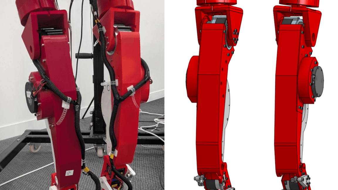 🤖 A $2,500 pair of humanoid robot legs is shaking