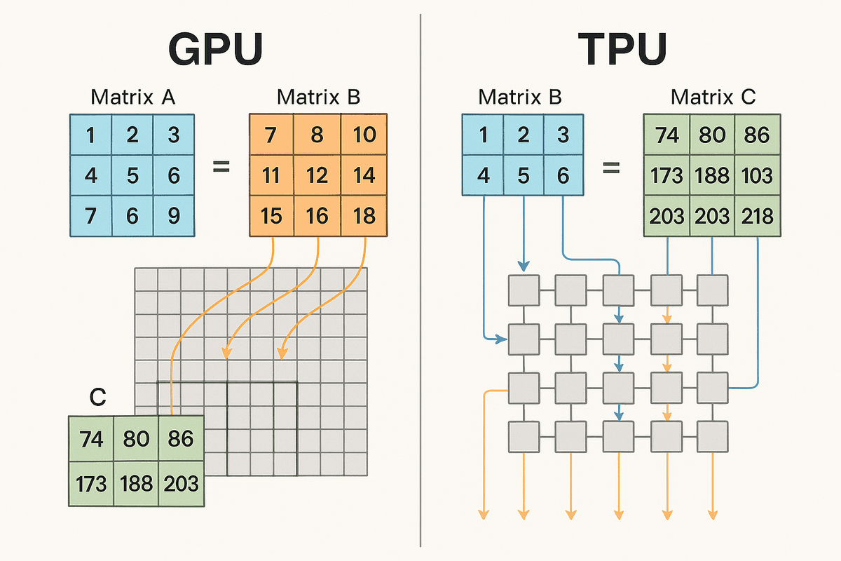 🧠 Les **GPU** et les **TPU** sont les principaux